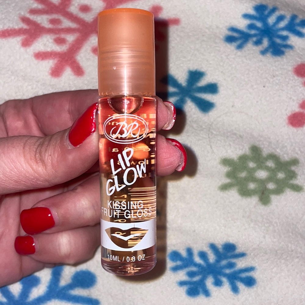 Lip glow orange